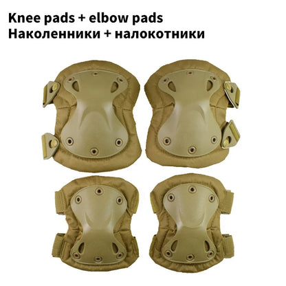 Genouillères et Coudières Tactiques Militaires – Protection Haute Performance pour Airsoft, Chasse, Sports et Entraînements - BLACKBEARD OUTDOOR INDUSTRIES