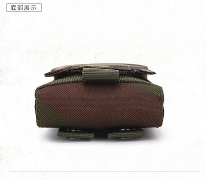 Poche Tactique Outdoor – Support Téléphone Camouflage pour Ceinture – Étui Étanche en Nylon 600D pour Sports, Chasse et Activités Extérieures - BLACKBEARD OUTDOOR INDUSTRIES
