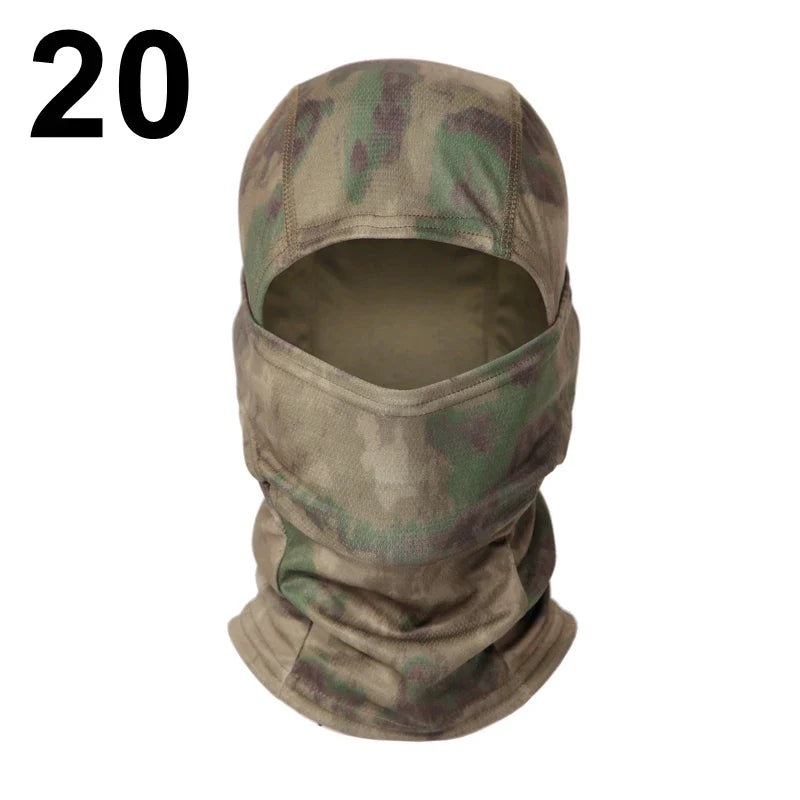 Balaclava Camouflage Multicam – Masque Intégral pour Ski, Cyclisme, Chasse, Airsoft et Plein Air - BLACKBEARD OUTDOOR INDUSTRIES