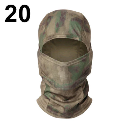 Balaclava Camouflage Multicam – Masque Intégral pour Ski, Cyclisme, Chasse, Airsoft et Plein Air - BLACKBEARD OUTDOOR INDUSTRIES