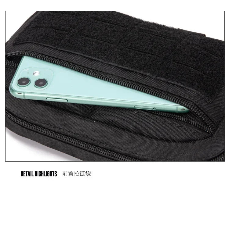 Pochette Tactique MOLLE EDC – Kit de Premiers Secours, Porte-Cellulaire, Sac de Taille Utilitaire – Pour Chasse, Randonnée et Sports de Plein Air - BLACKBEARD OUTDOOR INDUSTRIES