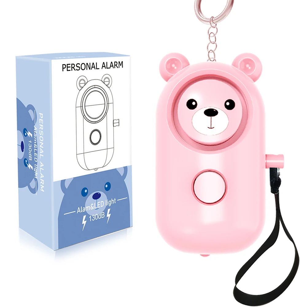 Self Defense Alarm 130DBAnti-wolf Girl Child Women Security Protect Alert Personal Safety Scream Loud Emergency Alarm Keychain BLACKBEARD OUTDOOR INDUSTRIES