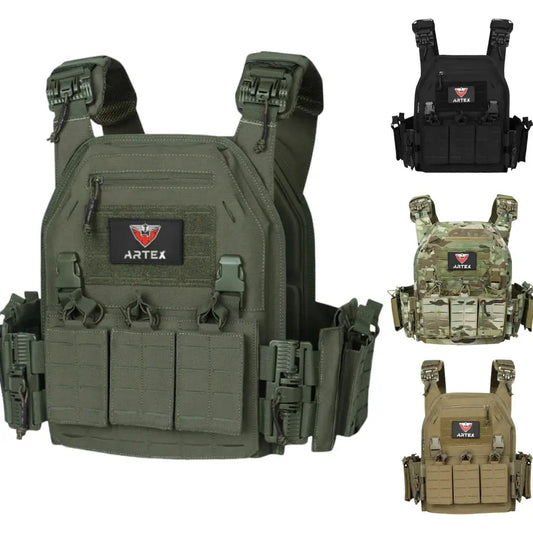 Ranger Green Plate Carrier Tactical Vest – Gilet Tactique avec Détachement Rapide & Système MOLLE Ma boutique