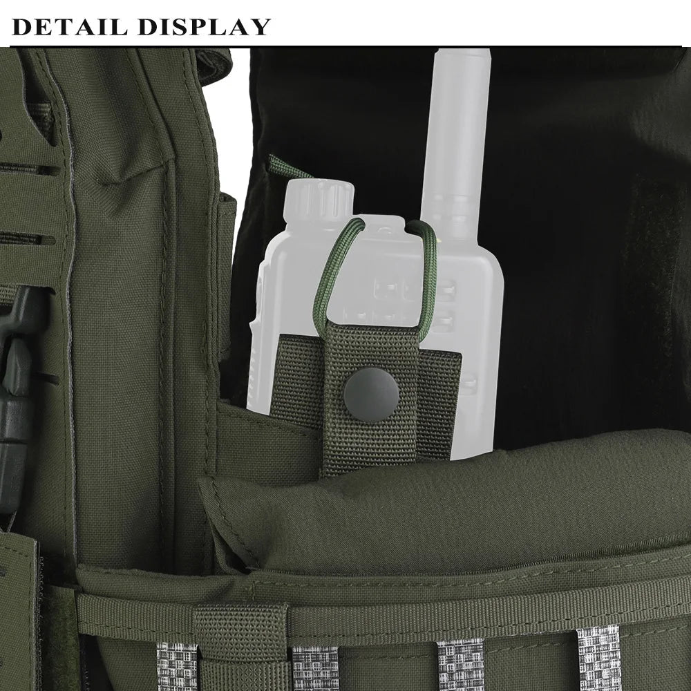 Gilet Porte-Plat Nylon LG4 Multifonction avec Plaque Frontale Remplaçable – Système MOLLE, Gilet de Combat pour Chasse et Entraînement BLACKBEARD OUTDOOR INDUSTRIES