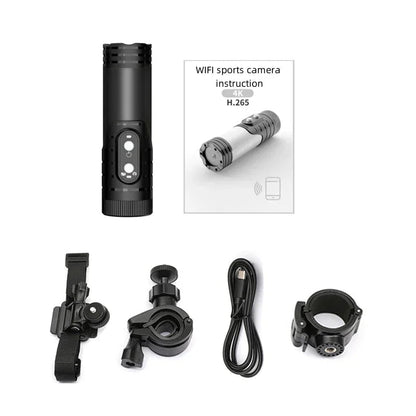 Caméra Sport 4K WiFi Luxuglow – Étanche IP66, Grand Angle 120°, Stabilisation Vidéo Ma boutique