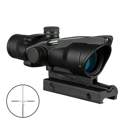 Lunette de Visée 4×32 – Réticule Gravé Illuminé Rouge/Vert – Fibre Optique Ma boutique