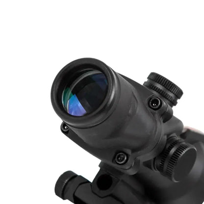 Lunette de Tir 4x32 avec Point Rouge Vert – Optique à Fibre Réelle, Réticule Gravé et Illuminé Ma boutique