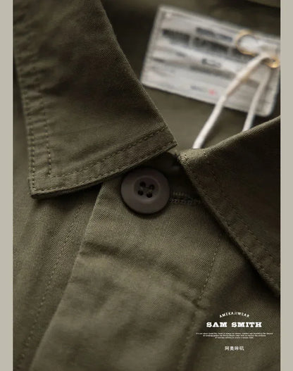 Veste Casual Vintage Amekaji Multi-Poches pour Homme - TCU - BLACKBEARD OUTDOOR INDUSTRIES