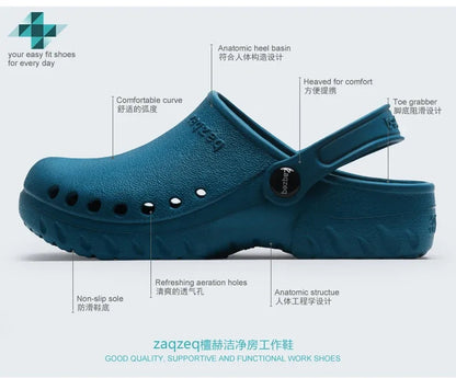 Chaussures Médicales Unisexes - Sabots, Ultra-légers, Non-glissants pour Salle d'Opération BLACKBEARD OUTDOOR INDUSTRIES