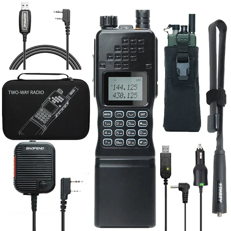 Baofeng AR-152 – Radio Tactique Puissante 25W | Batterie 12000 mAh | Portée jusqu'à 15 kml Longue portée  type AN PRC-152 Ma boutique