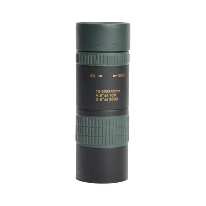 Longues-Vues Monoculaire 10-300x40 HD avec Prismes BAK4 – Télescope Portable Haute Définition pour Chasse, Camping et Observation à Longue Distance - BLACKBEARD OUTDOOR INDUSTRIES