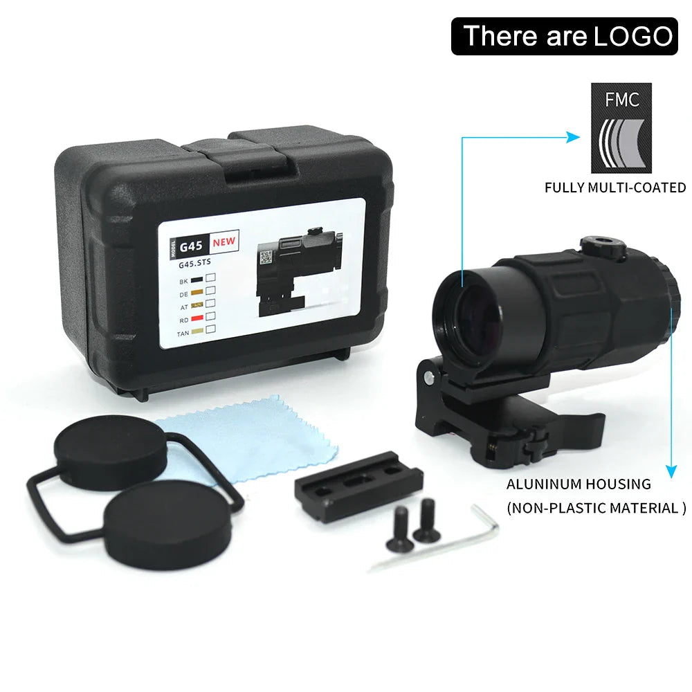 Lunette Magnifier Tactique EOTech G33 / G43 / G45 – Grossissement 3X / 5X Ma boutique