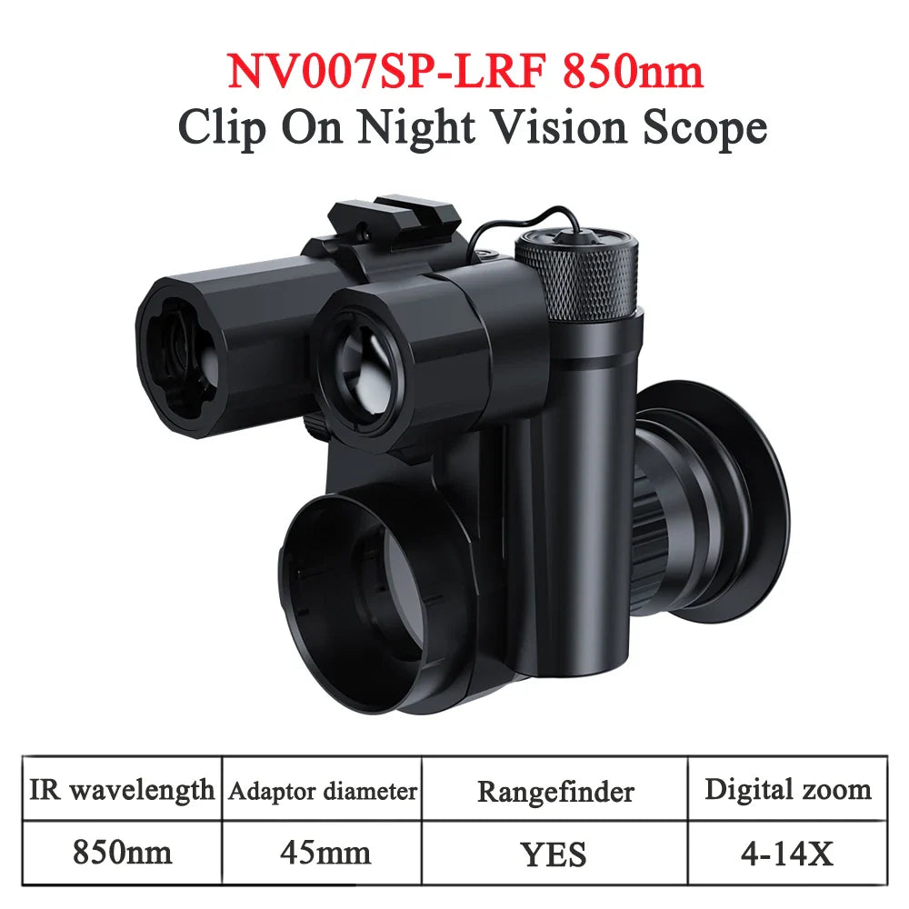 PARD NV007SP-LRF – Monoculaire Vision Nocturne Clip-On avec Laser Rangefinder Ma boutique