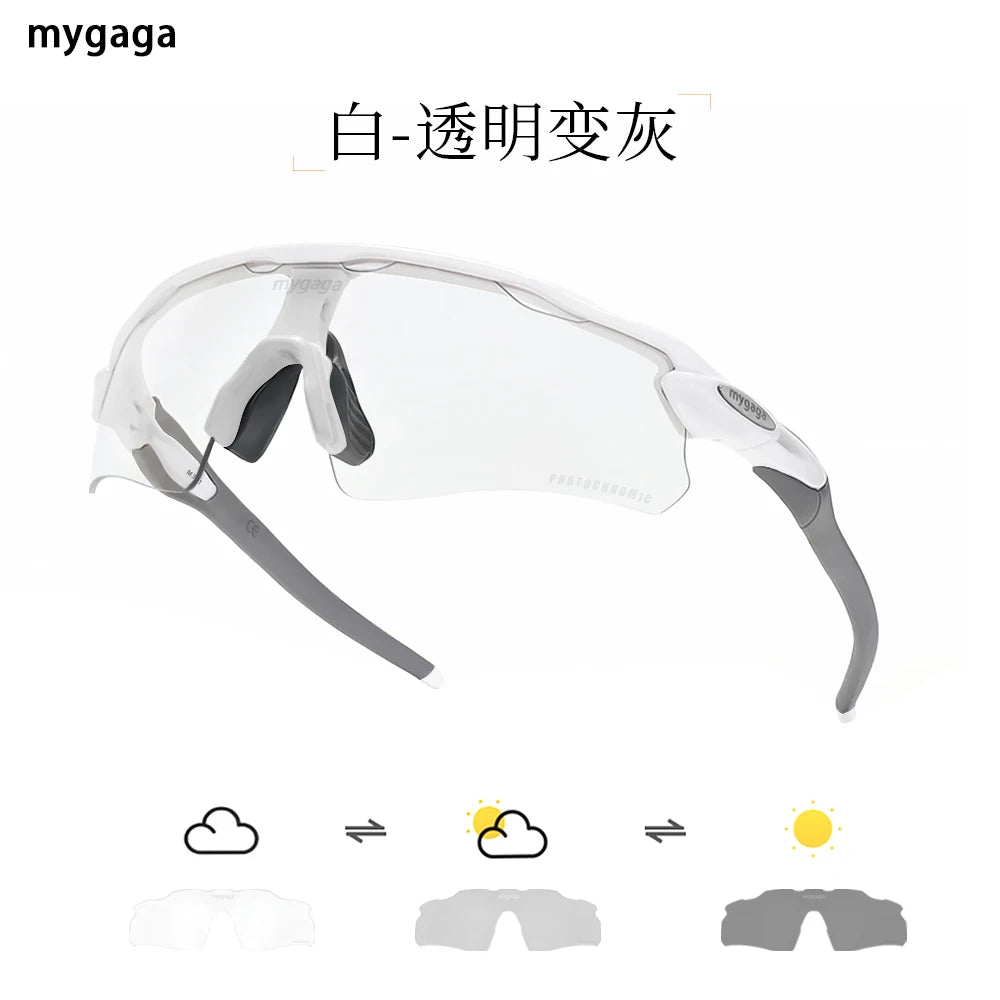 MYGAGA Lunettes de Cyclisme Photochromiques Polarisées – Unisexe - BLACKBEARD OUTDOOR INDUSTRIES