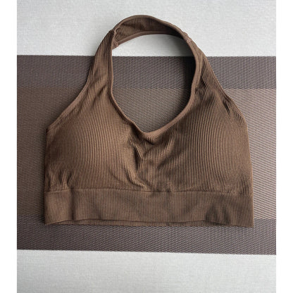 Soutien-Gorge Sans Couture à Col Halter "Limitless" - Spandex Élastique et Respirant pour Femmes, Confort et Maintien, Idéal pour le Fitness et le Yoga - BLACKBEARD OUTDOOR INDUSTRIES