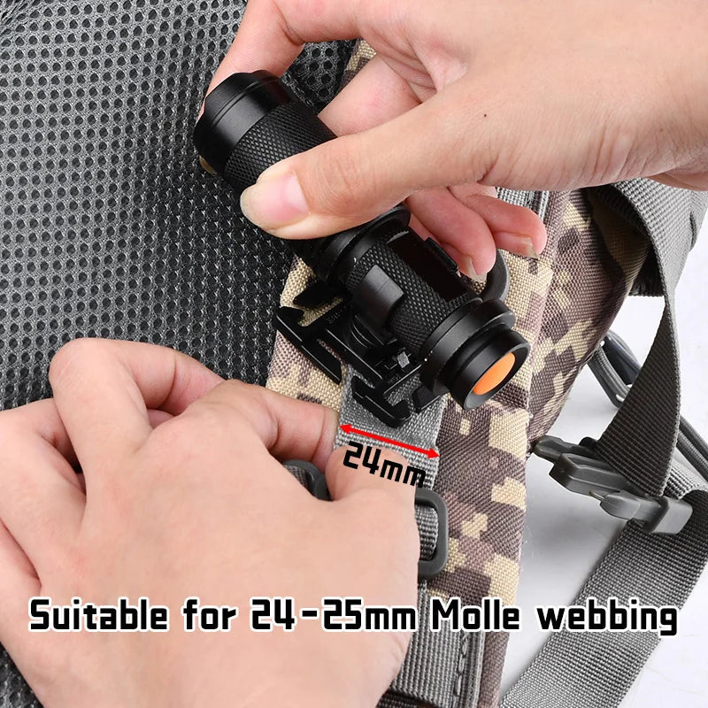 Sac à Dos Tactique avec Système MOLLE WADSN – Gilet de Combat avec Fixation pour Lampe Torche LED, Éclairage Haute Luminosité pour Randonnée et Activités Outdoor BLACKBEARD OUTDOOR INDUSTRIES