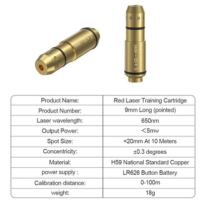 cartouche d'entraînement laser 9mm Ma boutique
