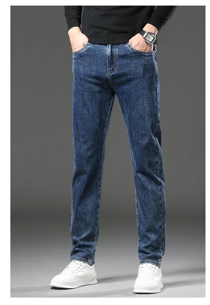 Jeans d'Hiver pour Homme - Coupe Slim Droite, Élastiques, Fleece Intérieur Chaud BLACKBEARD OUTDOOR INDUSTRIES