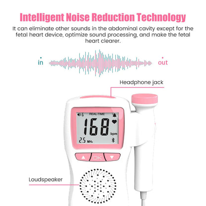 Détecteur de Rythme Cardiaque Fœtal JBMBHC – Doppler Ultrasonique Portable pour Grossesse Ma boutique