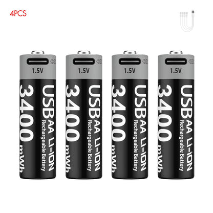 batterie rechargeable MATOV AA 1,5 V 3400mWh Ma boutique