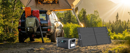 Dokio 100W Panneau Solaire Flexible et Pliant 18V avec Kit Contrôleur 12V – Idéal pour Camping, Voyage et VR - BLACKBEARD OUTDOOR INDUSTRIES
