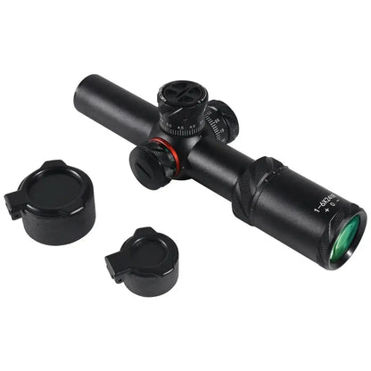 Viseur Tactique 1-6x24 IR pour Arbalète et Airsoft – Scope Compact SFP pour Fusil de Chasse et Tir de Précision, Rail 11/20 mm pour AR15 .223 Ma boutique