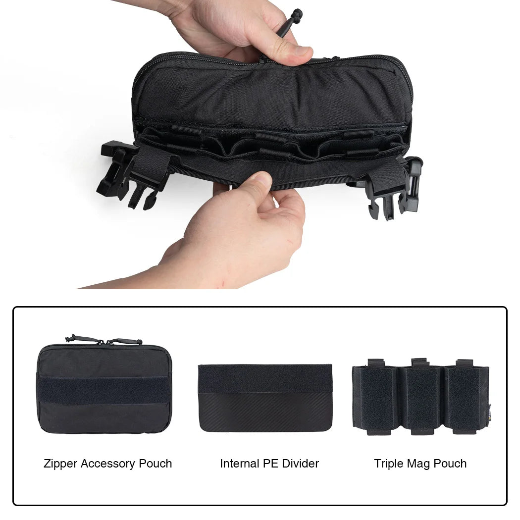 IDOGEAR KGR Tactical Chest Rig MOLLE – Harnais Tactique Compact Ma boutique