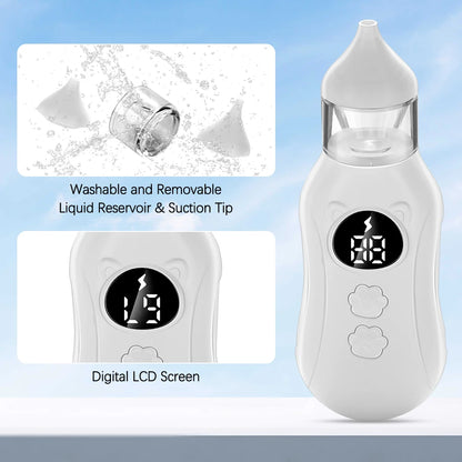 Aspirateur Nasal Électrique pour Bébé - Appareil Portable , avec 2 Embouts en Silicone - BLACKBEARD OUTDOOR INDUSTRIES
