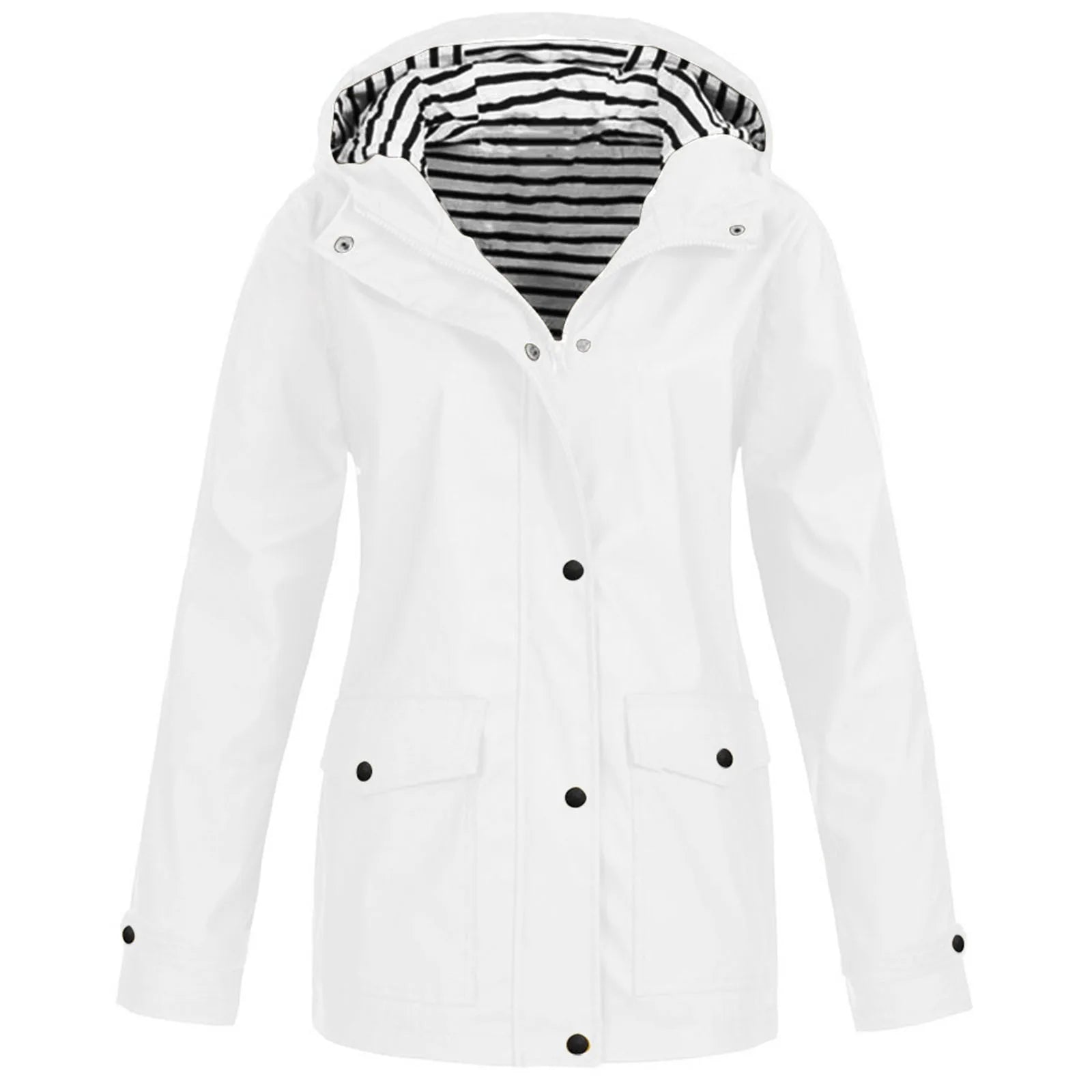Veste Imperméable et Thermorégulatrice pour Femme - Coupe-Vent avec Capuche, Idéale pour la Randonnée et l'Escalade en Montagne - BLACKBEARD OUTDOOR INDUSTRIES