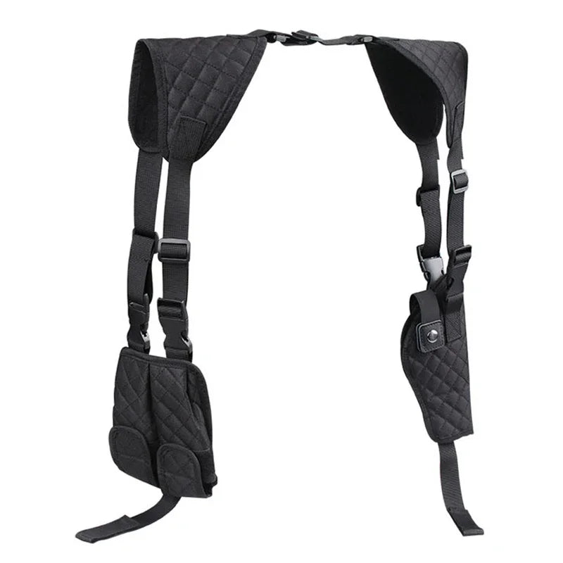 Holster Tactique à Port Discret avec Double Magasin - Pochette Sous-armé pour Pistolet - Accessoire de Tir et de Chasse BLACKBEARD OUTDOOR INDUSTRIES