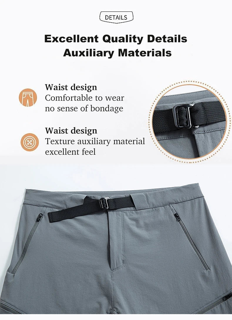 Short de Randonnée Unisexe LNGXO – Été, Extensible, Séchage Rapide - BLACKBEARD OUTDOOR INDUSTRIES