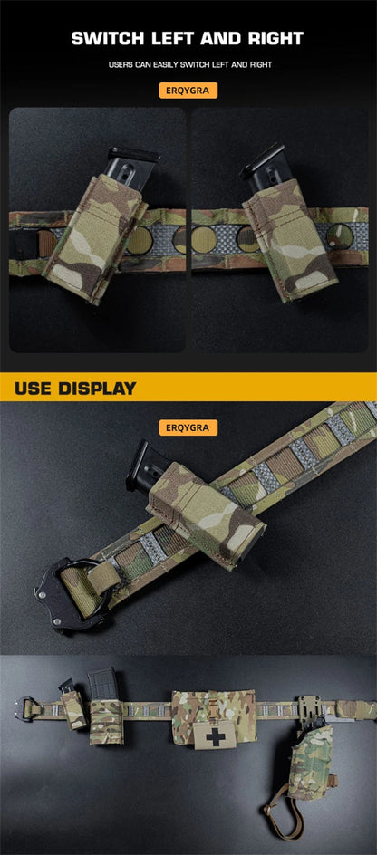 Poche à Chargeur Tactique Molle FAST Multi-Angle pour 9mm – Système de Poche à Magasin Simple BLACKBEARD OUTDOOR INDUSTRIES
