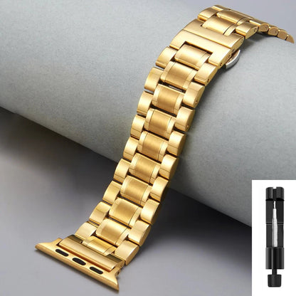 Bracelet en Acier Inoxydable pour Apple Watch – Bandes Métalliques pour iWatch Ultra / Series 10/9/8/7/6/5/4/3/SE BLACKBEARD OUTDOOR INDUSTRIES