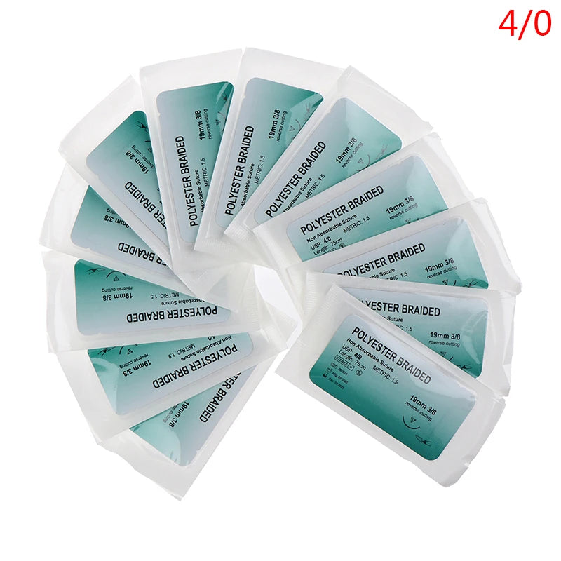 Kit de Suture Chirurgicale Synthétique avec Aiguille – Nylon Monofilament pour Formation Médicale et Vétérinaire Ma boutique