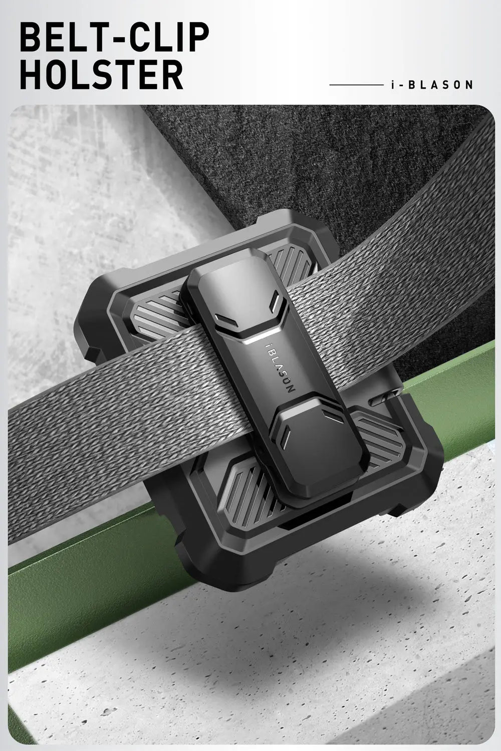 I-BLASON For Samsung Galaxy Z Flip 7 FE/6/5 Case Armorbox Full-Body Military Protection Phone Case with Screen Protector & Stand BLACKBEARD OUTDOOR INDUSTRIES