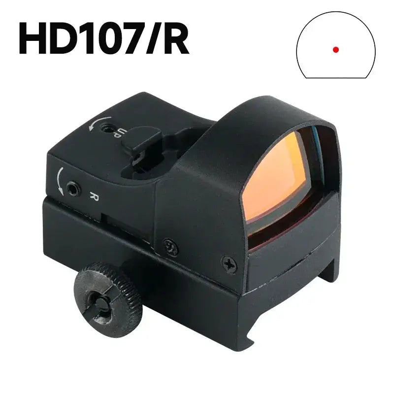 Viseur Tactique HD à Point Rouge Ajustable – Lentille Optique pour Fusil, Suivi Facile, Accessoire de Chasse et Tir Sportif Ma boutique