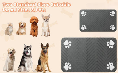 Tapis de Nourrissage Absorbant pour Animaux – Imperméable, Antidérapant & Séchage Rapide – Idéal pour Gamelles de Chiens et de Chats Ma boutique