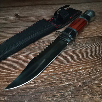 Couteau Multifonction 27 cm – Couteau de Chasse en Acier Inoxydable Portable pour Camping, Pêche et Autodéfense - BLACKBEARD OUTDOOR INDUSTRIES