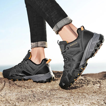 HIKEUP Sneakers Respirants avec Amorti Antidérapants – Chaussures de Randonnée Homme pour Course, Trekking et Sports de Plein Air BLACKBEARD OUTDOOR INDUSTRIES