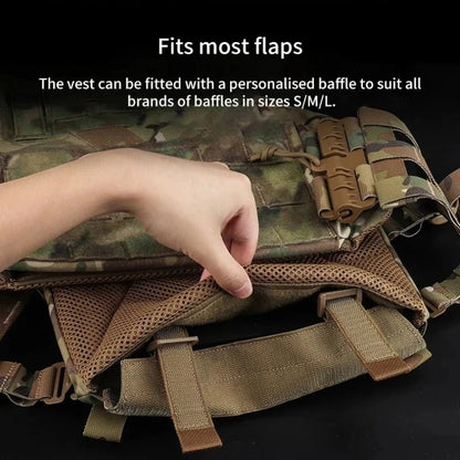 Gilet Tactique MOLLE K19 3.0 – Porte-Plates pour Chasse, Airsoft et Combat avec Système de Libération Rapide et Ceinture Ajustable – Armure de Corps - BLACKBEARD OUTDOOR INDUSTRIES