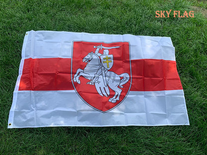 Drapeau National du Bélarus - 90x150 cm - Polyester de Haute Qualité pour Décoration et Activités BLACKBEARD OUTDOOR INDUSTRIES