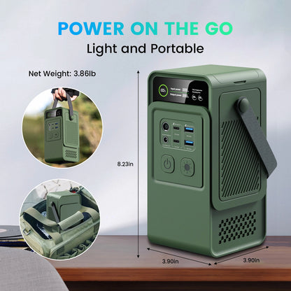 Station d’Énergie Portable DC 200W (60 000mAh – 192Wh) | Modèle AP200L - BLACKBEARD OUTDOOR INDUSTRIES