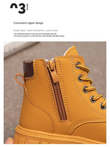 bottines exterieur en cuir pour enfants Ma boutique