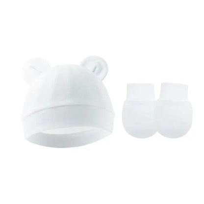 ensemble bonnet et gant coton pour enfants 1/3ans Ma boutique