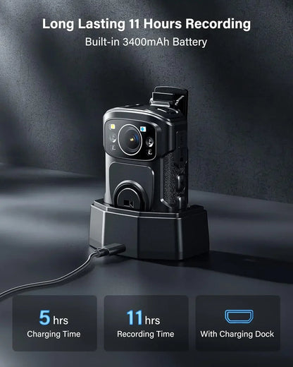 BOBLOV B4K5 4K Body Camera IP68 GPS Ma boutique