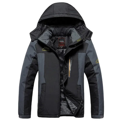 Parka Hiver Homme 2024 - Veste Chaude Imperméable avec Capuche Amovible | Coupe-Vent Militaire Fleece Jusqu’au 9XL - BLACKBEARD OUTDOOR INDUSTRIES