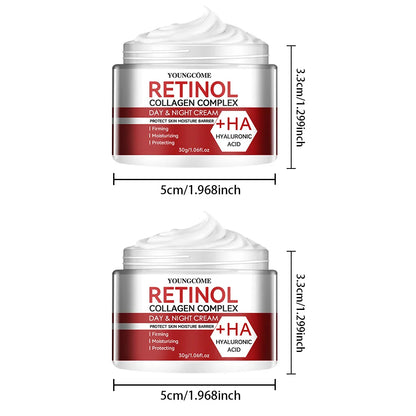 Crème Visage Anti-Âge et Hydratante au Rétinol et Collagène | Soin Réparateur Profond pour Peau Sèche et Mature - BLACKBEARD OUTDOOR INDUSTRIES