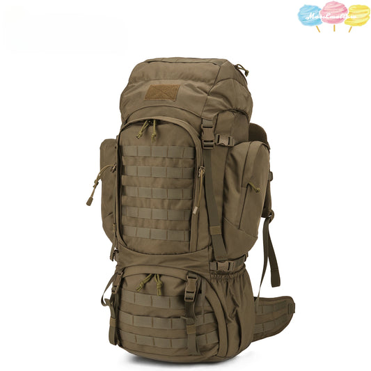 Sac à dos tactique 60L avec Housse de Pluie – pour Camping, Randonnée et Bushcraft. - BLACKBEARD OUTDOOR INDUSTRIES