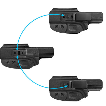 Holster de Poche IWB Kydex pour Pistolet – Port Discret et Confortable pour Glock 19, 19X, 44, 45, 32 BLACKBEARD OUTDOOR INDUSTRIES