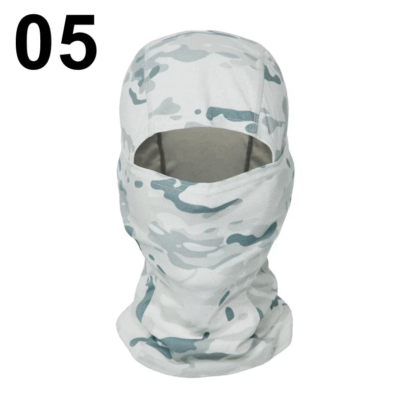 Balaclava Camouflage Multicam – Masque Intégral pour Ski, Cyclisme, Chasse, Airsoft et Plein Air - BLACKBEARD OUTDOOR INDUSTRIES